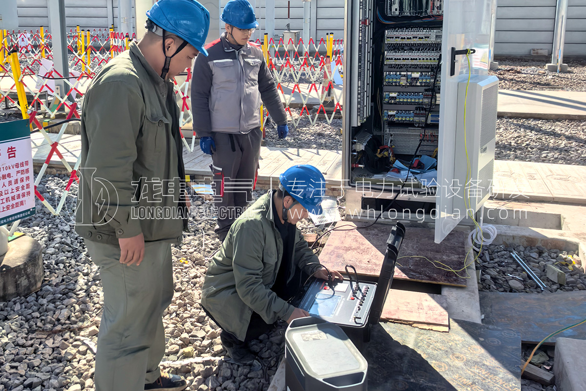 無線雙端接地GIS試驗現場 無線雙端接地GIS試驗現場